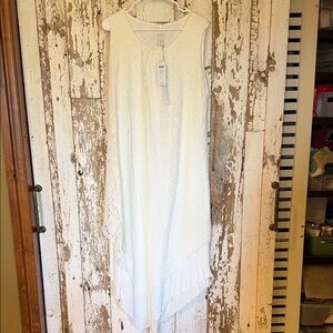 Chico's Asymmetrical Cream Dress